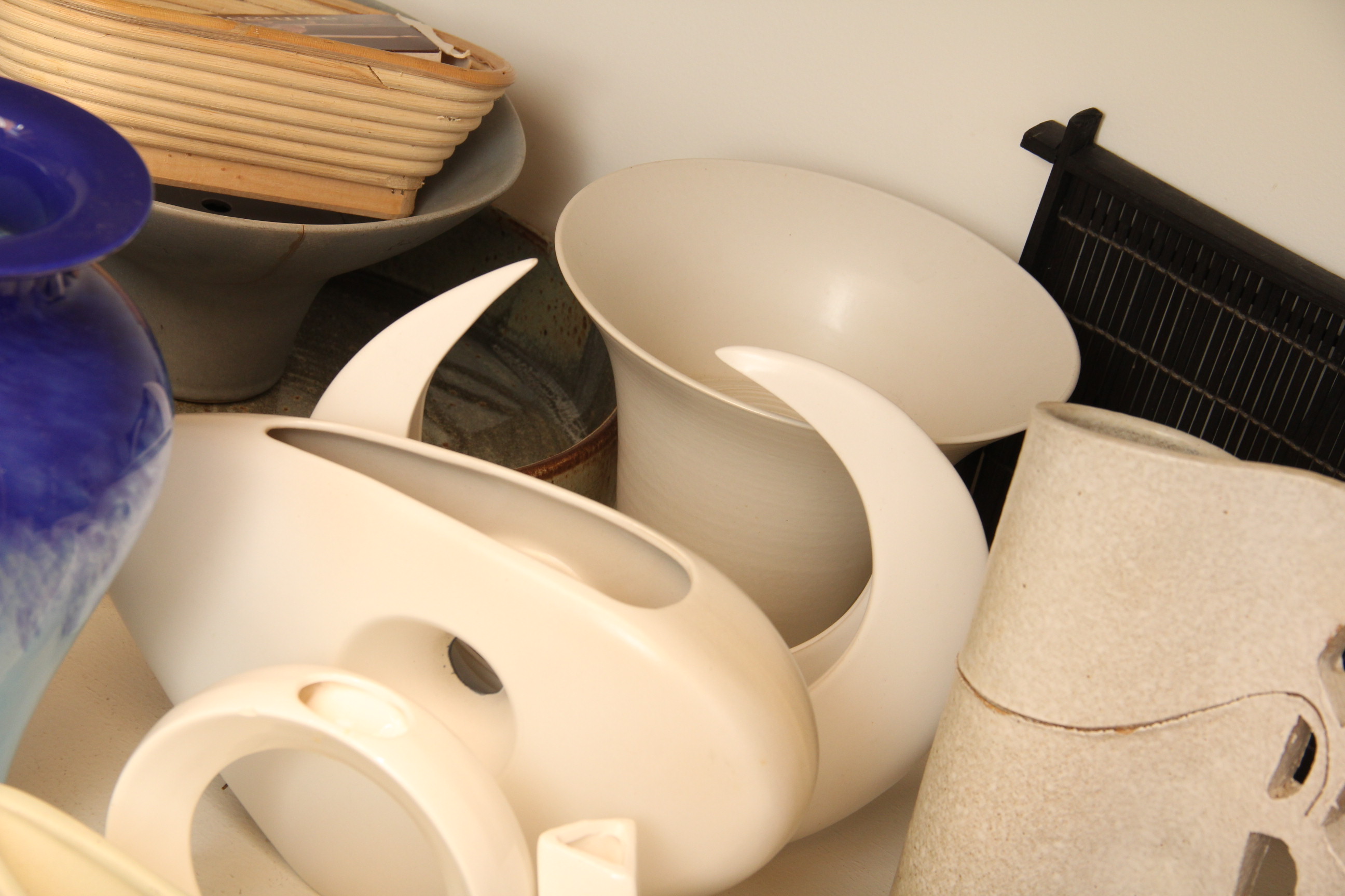 Assortment of Tabletop Vases and Decor