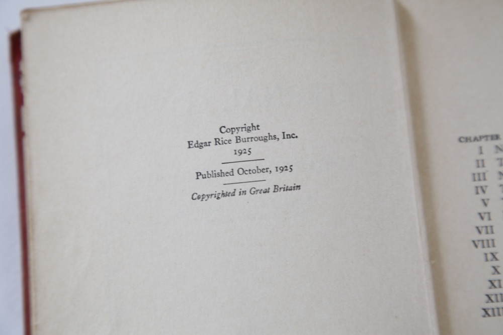 Books by Edgar Rice Burroughs