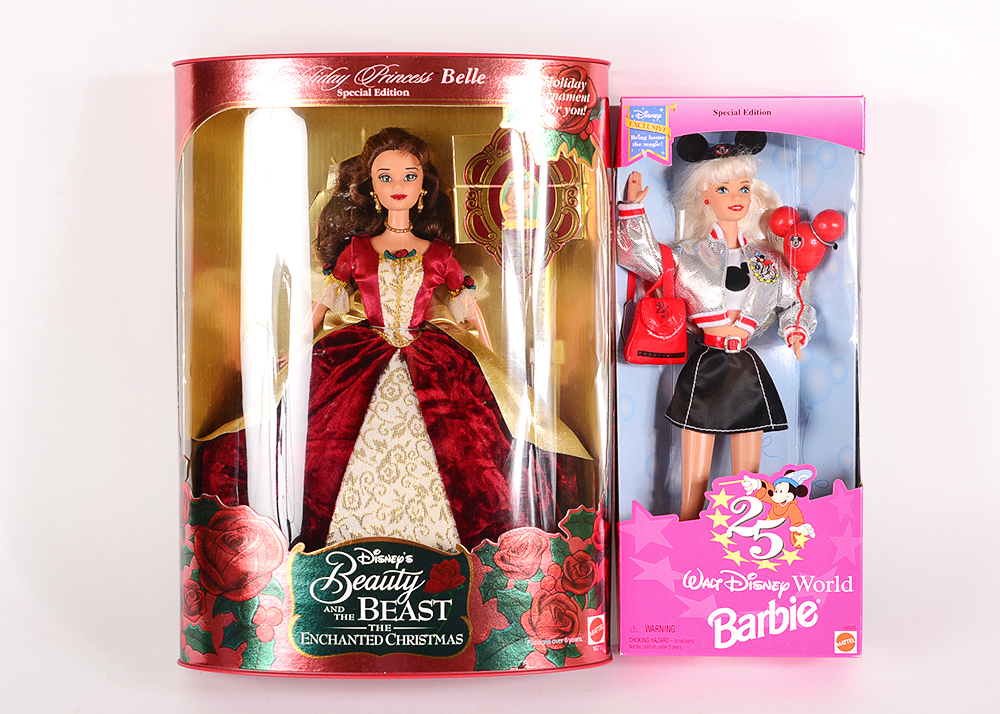 Walt Disney Barbie Dolls