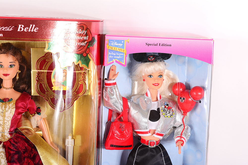 Walt Disney Barbie Dolls