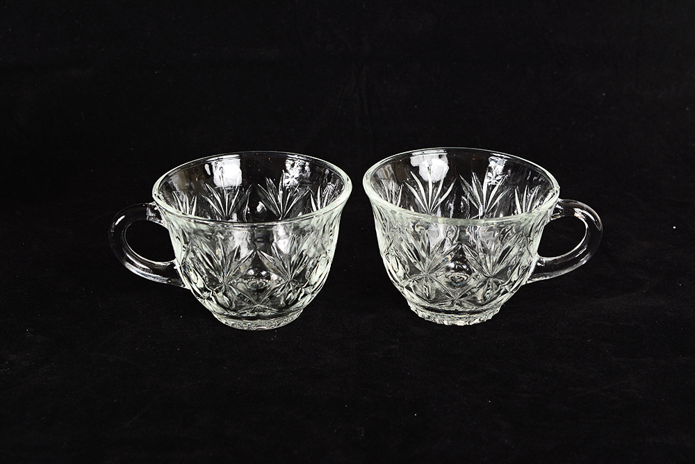 Vintage Punch Glasses and Bowls