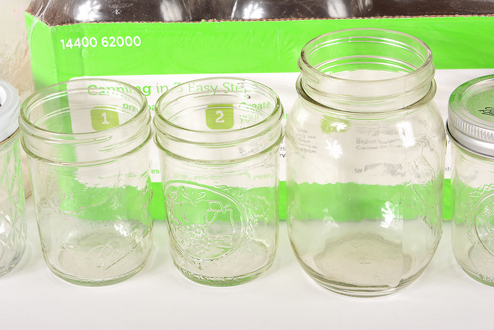 Assortment of Mason Jars