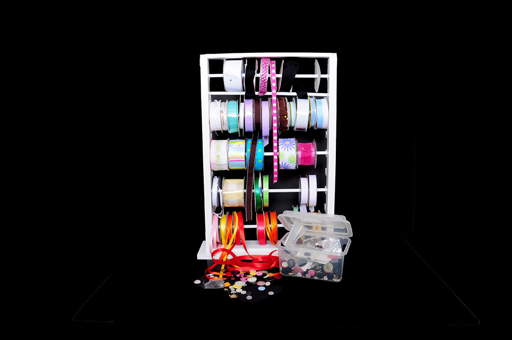 Ribbon Organizer and Buttons