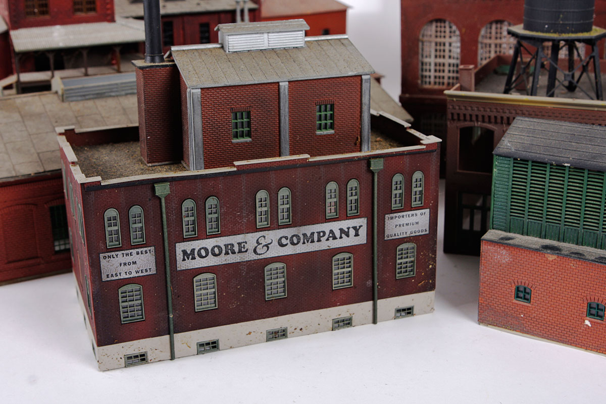 Collection of HO Scale Factory Buildings