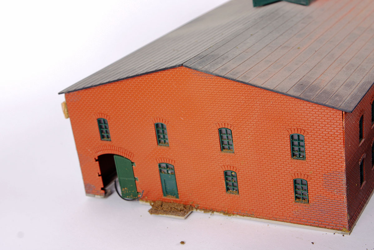 Collection of HO Scale Factory Buildings