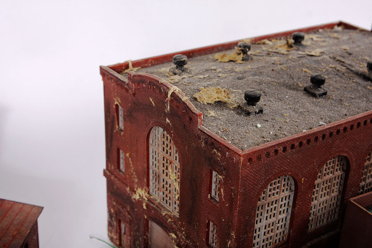 Collection of HO Scale Factory Buildings