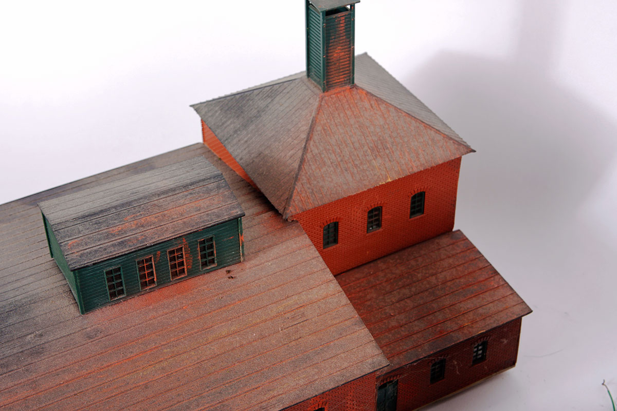 Collection of HO Scale Factory Buildings