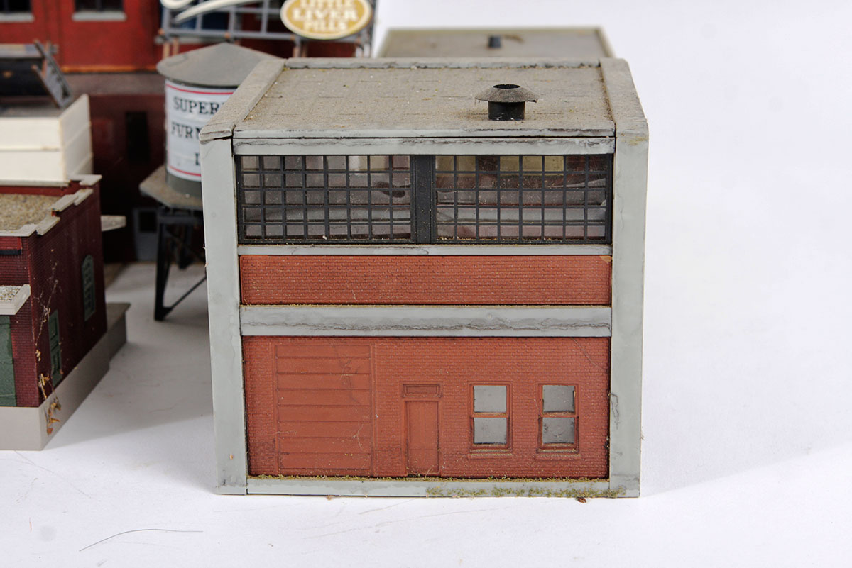 Collection of HO Scale Town Buildings