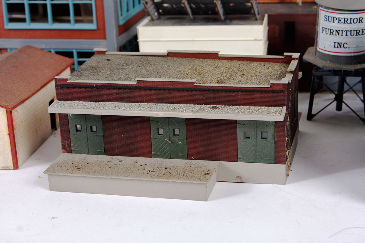 Collection of HO Scale Town Buildings