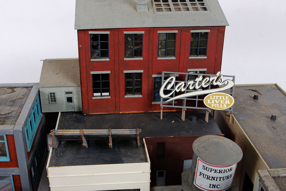Collection of HO Scale Town Buildings