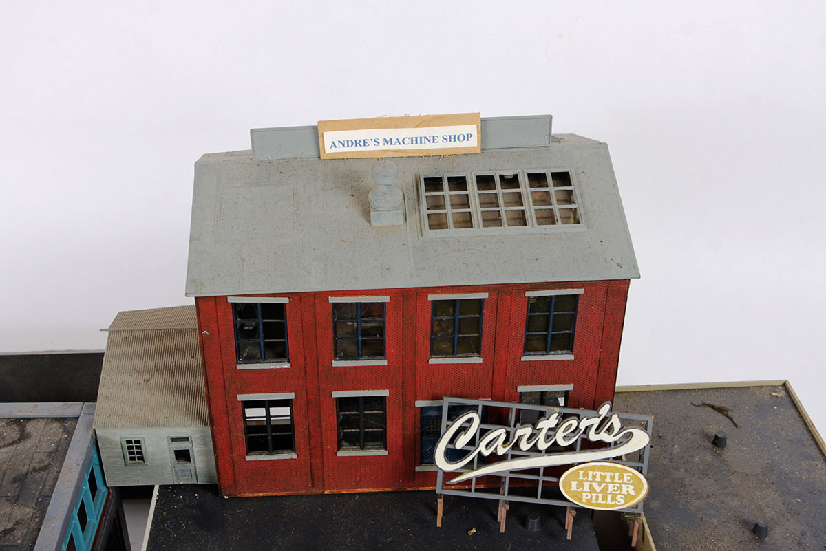 Collection of HO Scale Town Buildings