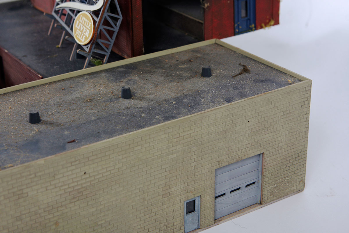 Collection of HO Scale Town Buildings