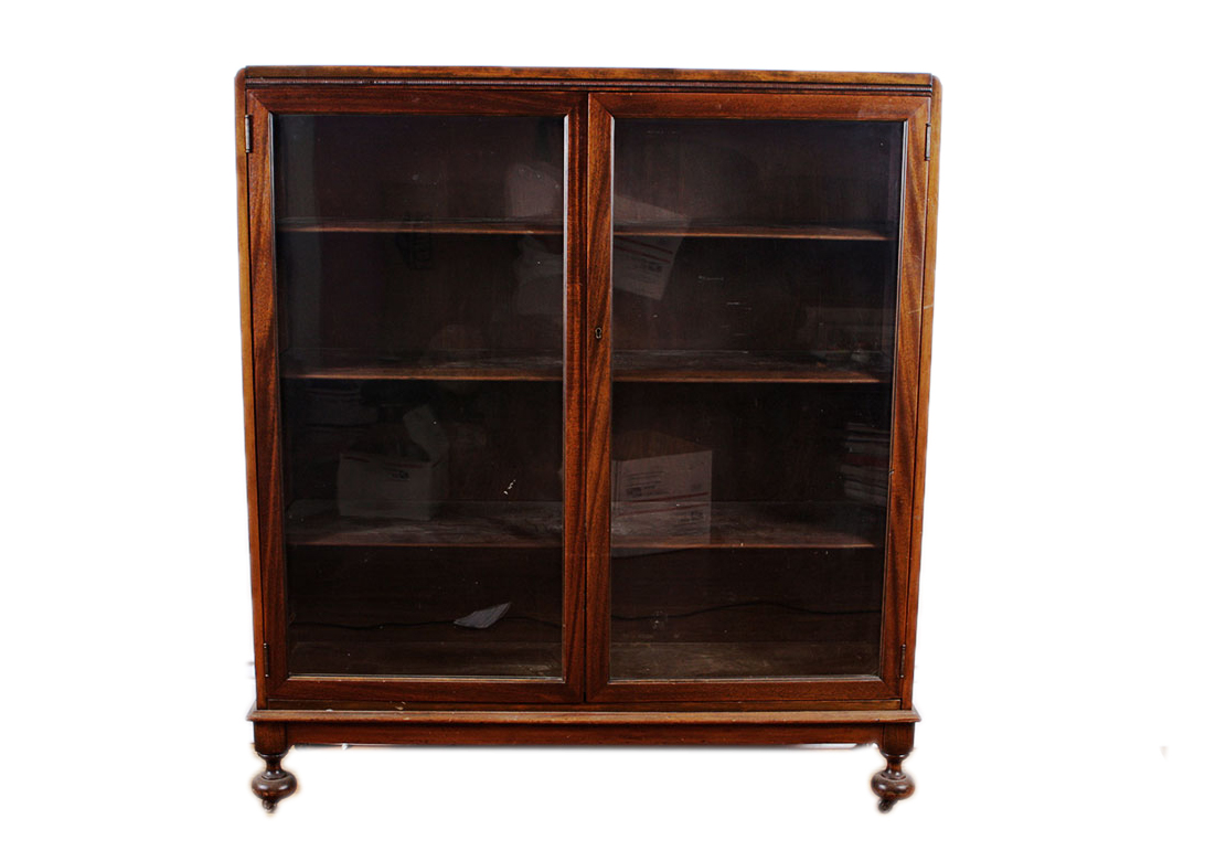 Dark Cherry Display Cabinet