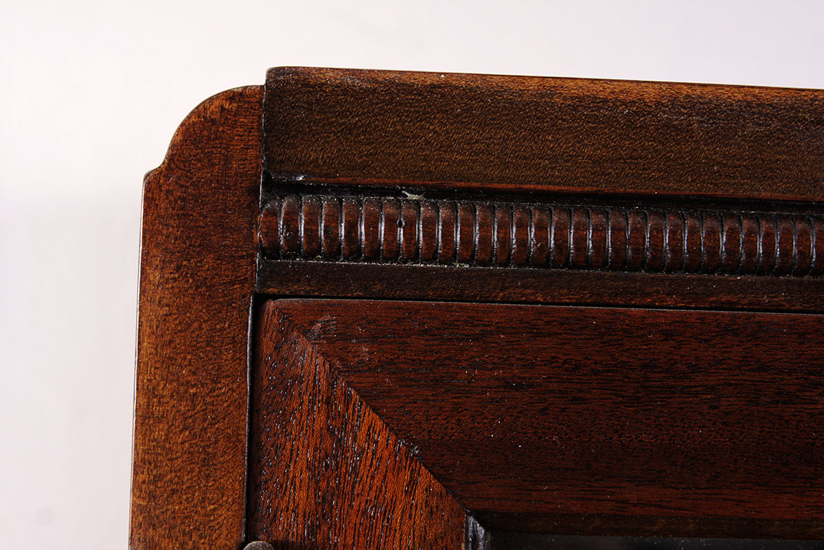 Dark Cherry Display Cabinet