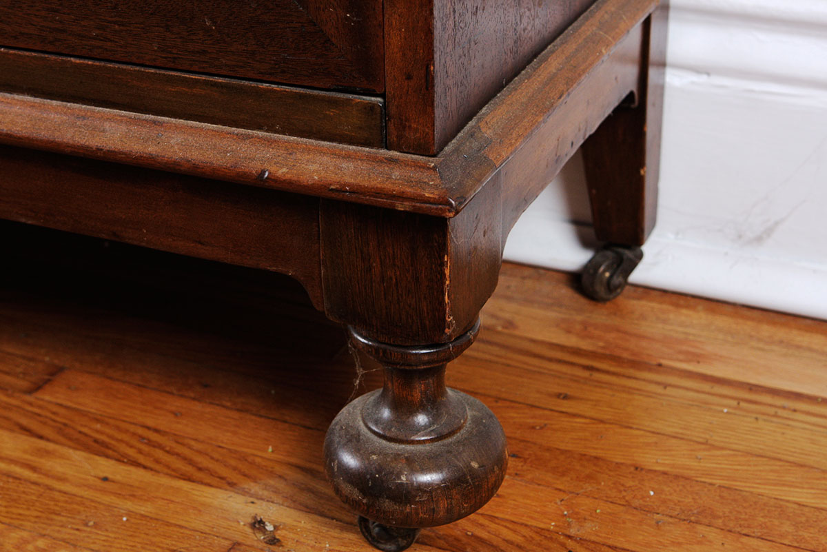 Dark Cherry Display Cabinet