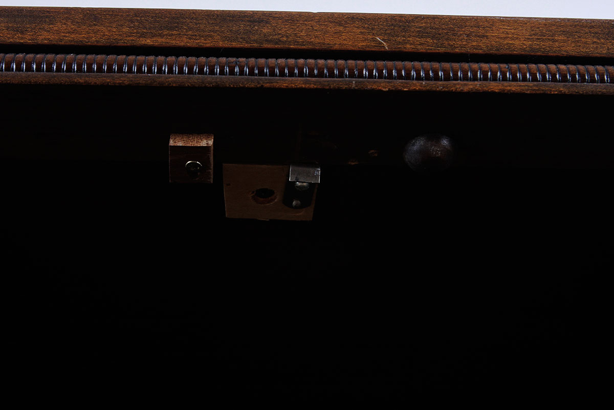 Dark Cherry Display Cabinet