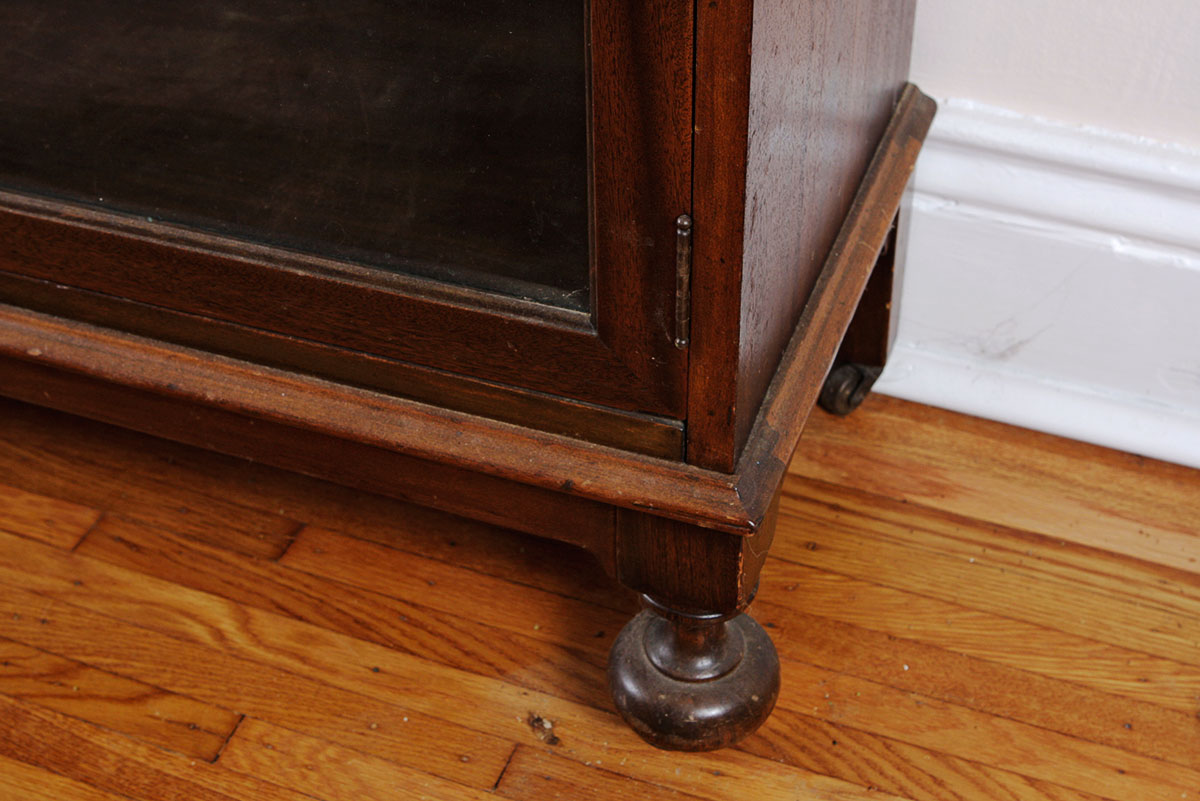 Dark Cherry Display Cabinet