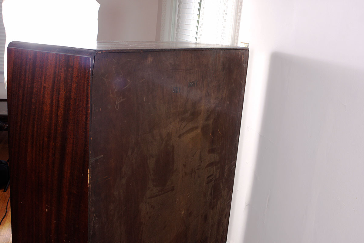 Dark Cherry Display Cabinet