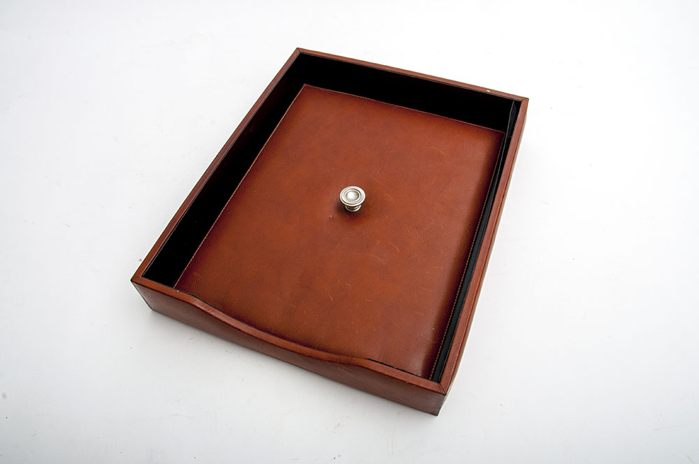 Bosca Leather Desk Set