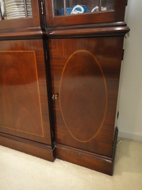 Baker Furniture Historic Charleston Mahogany China Cabinet
