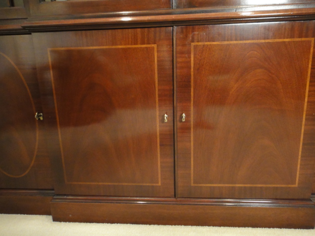 Baker Furniture Historic Charleston Mahogany China Cabinet