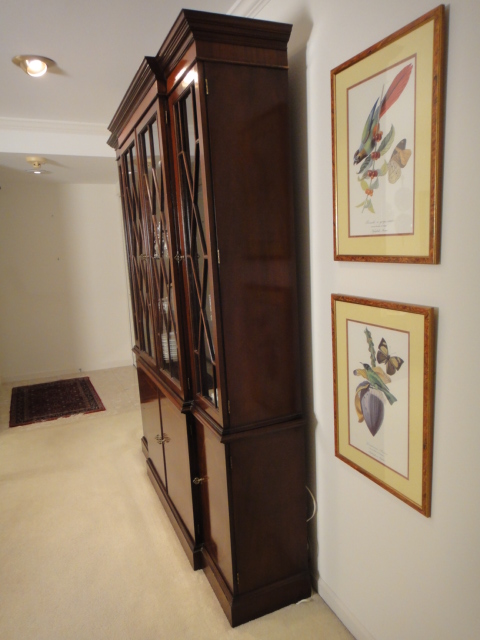 Baker Furniture Historic Charleston Mahogany China Cabinet