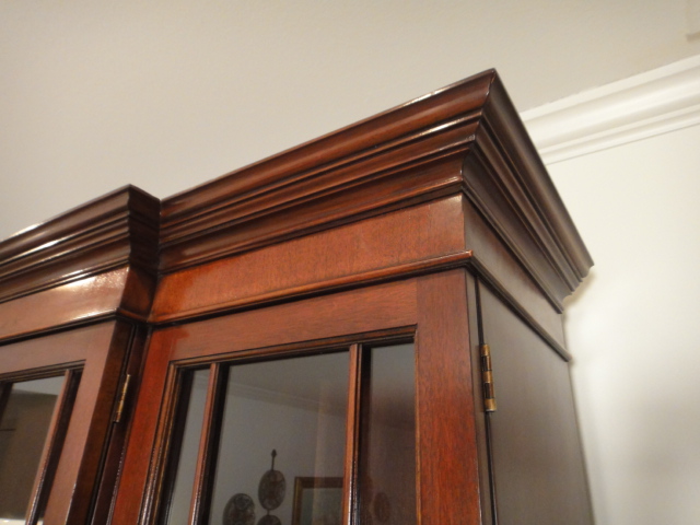 Baker Furniture Historic Charleston Mahogany China Cabinet
