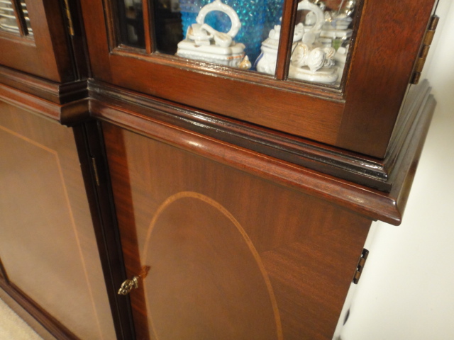 Baker Furniture Historic Charleston Mahogany China Cabinet