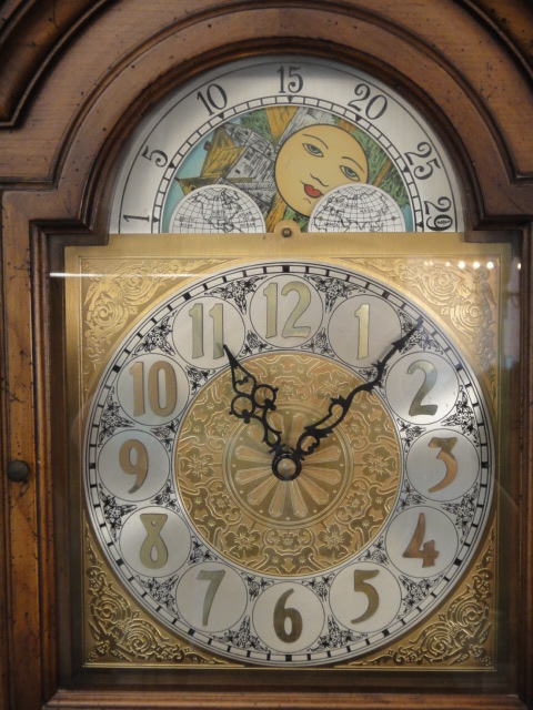 Mid-Century Colonial Mfg. Grandfather Clock
