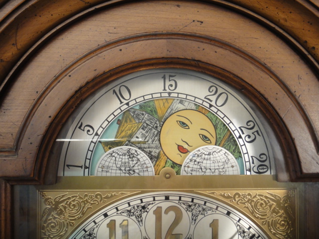 Mid-Century Colonial Mfg. Grandfather Clock