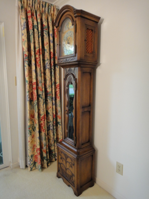 Mid-Century Colonial Mfg. Grandfather Clock