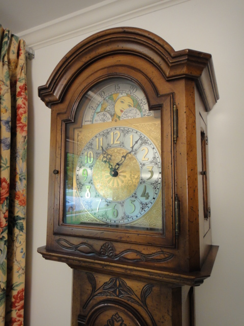 Mid-Century Colonial Mfg. Grandfather Clock