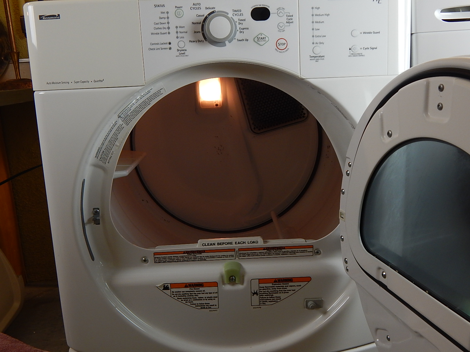Kenmore Front Loading Dryer
