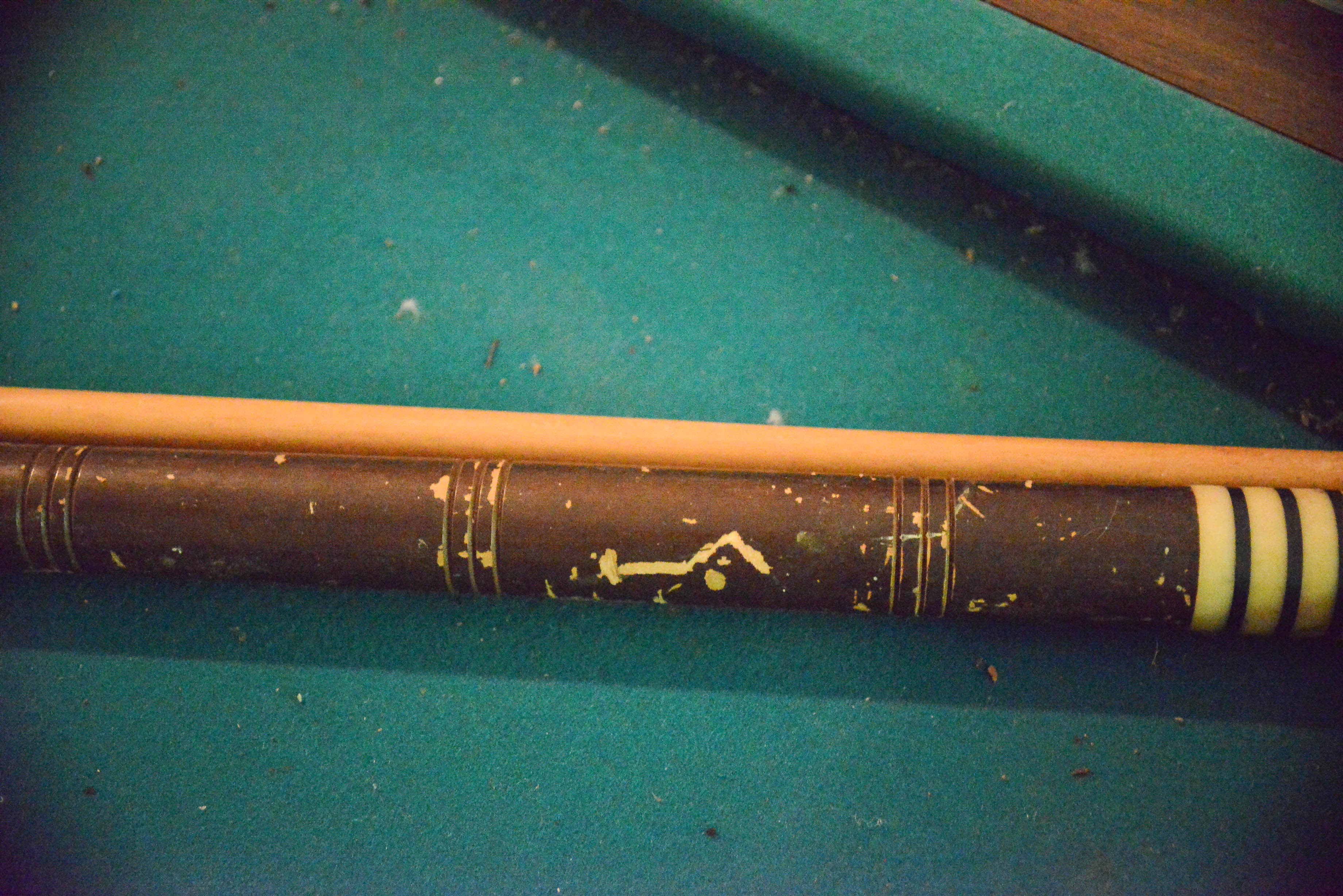 Frederick-Willys Bumper Pool Table and Accessories