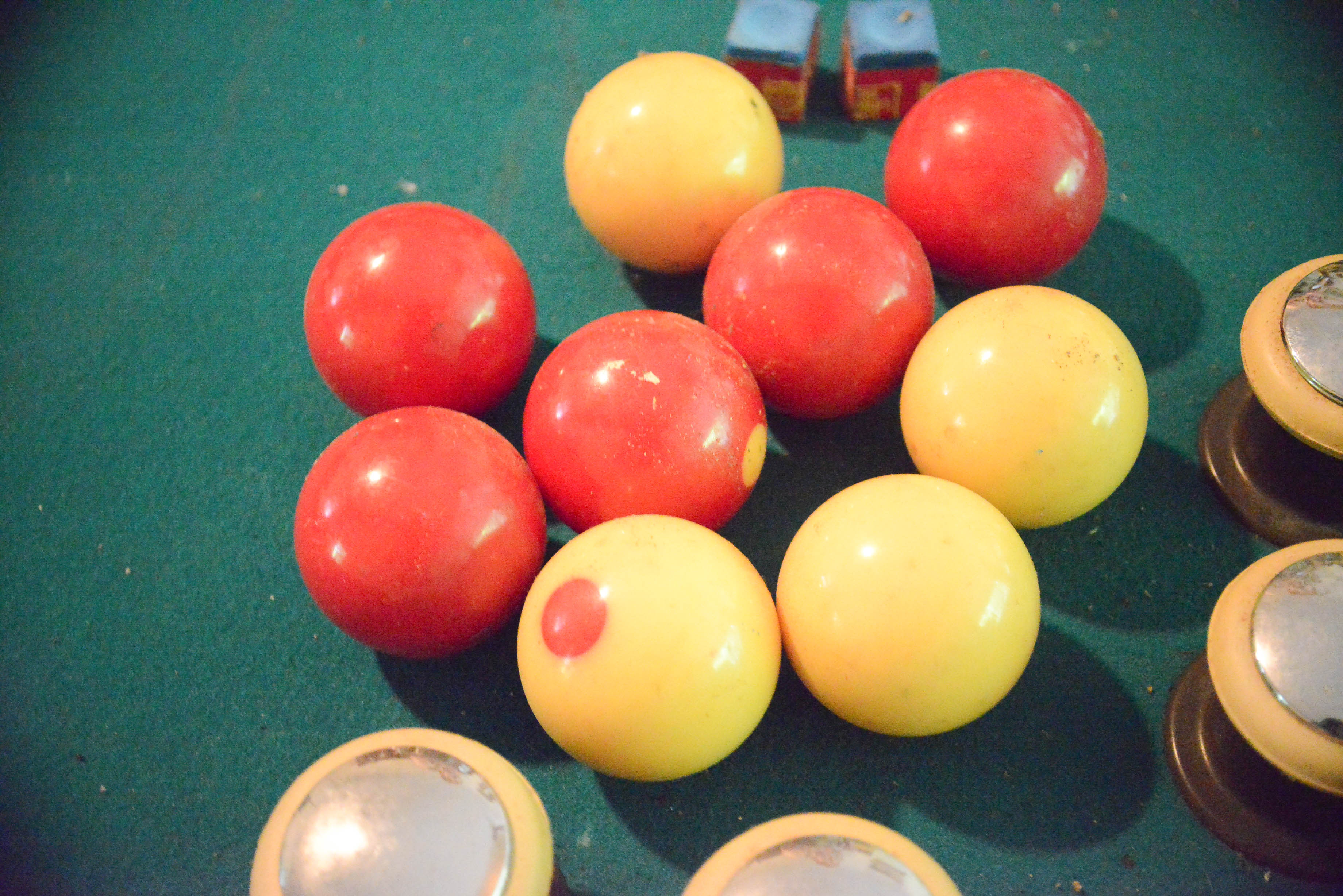 Frederick-Willys Bumper Pool Table and Accessories