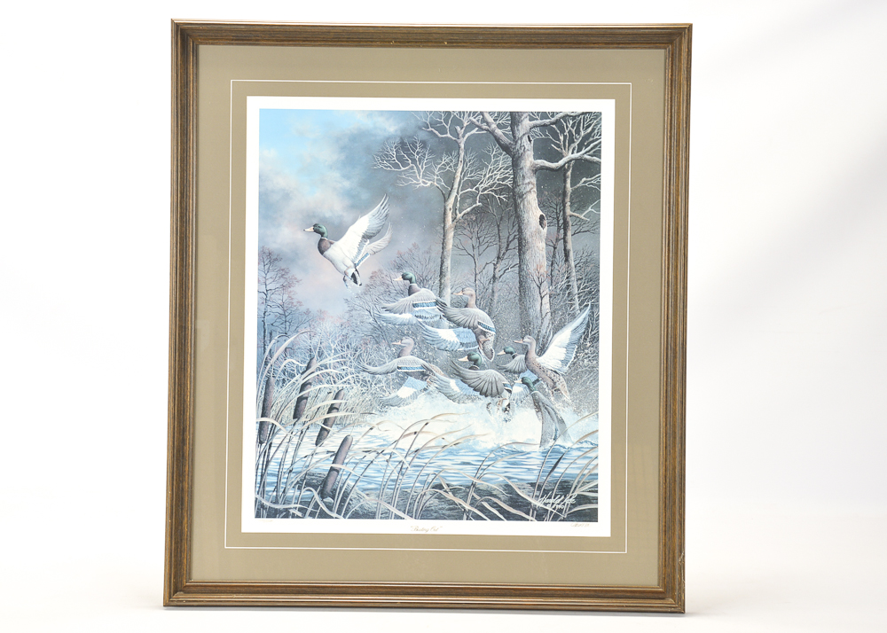 "Busting Out" Limited Edition Offset Lithograph by Harold Roe