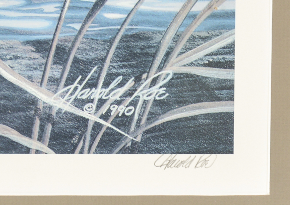 "Busting Out" Limited Edition Offset Lithograph by Harold Roe