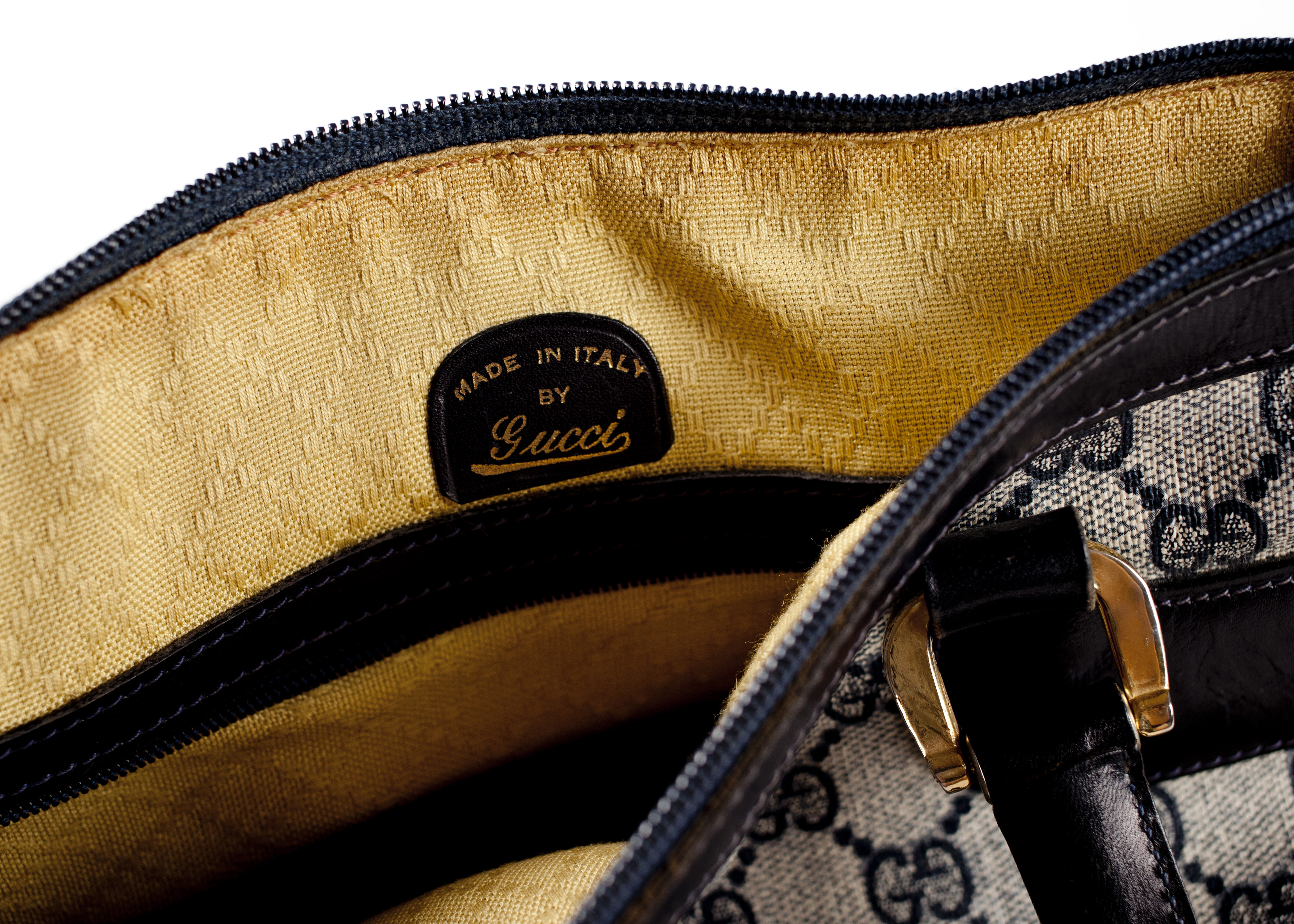 Vintage Leather Gucci Handbag