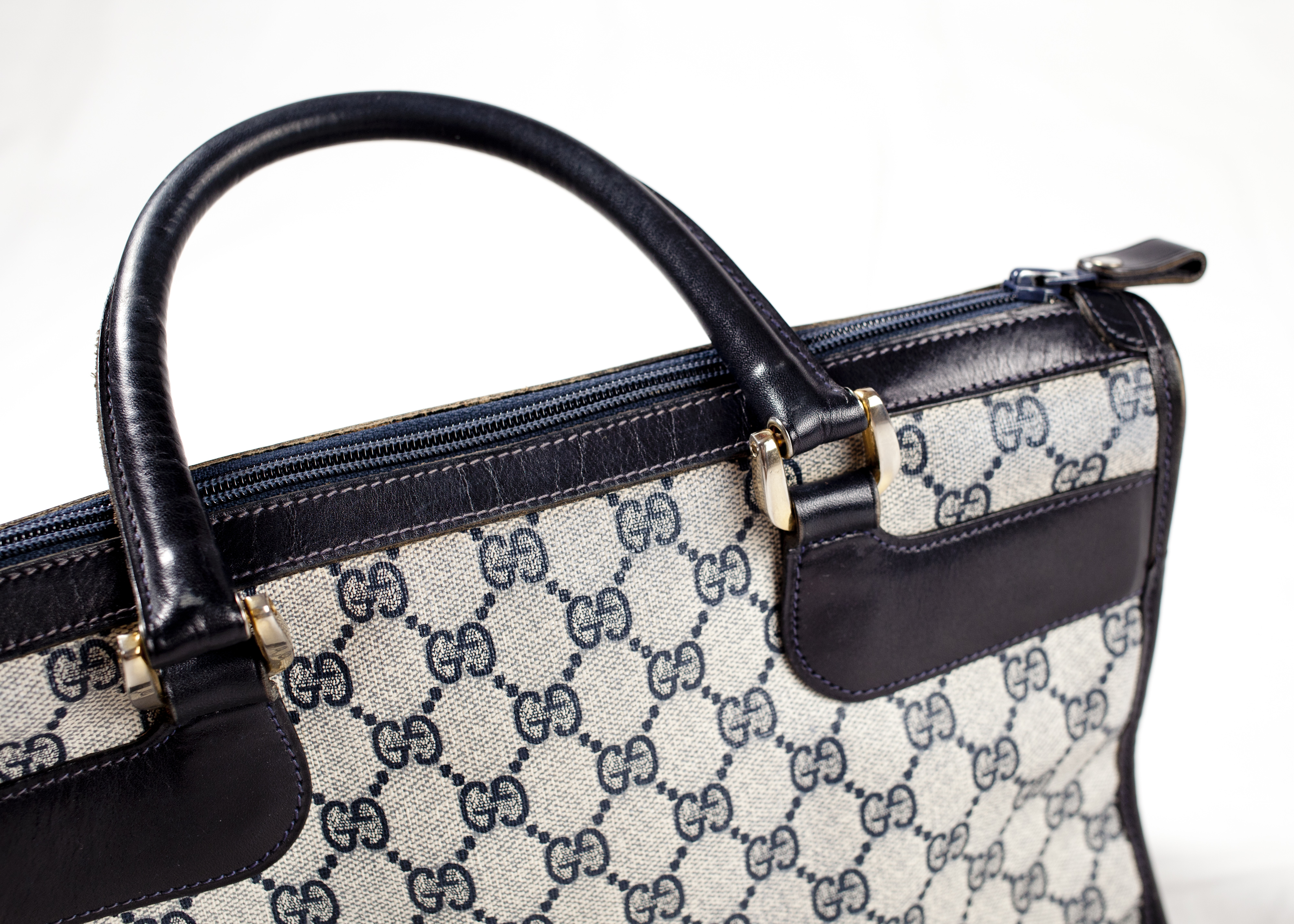 Vintage Leather Gucci Handbag