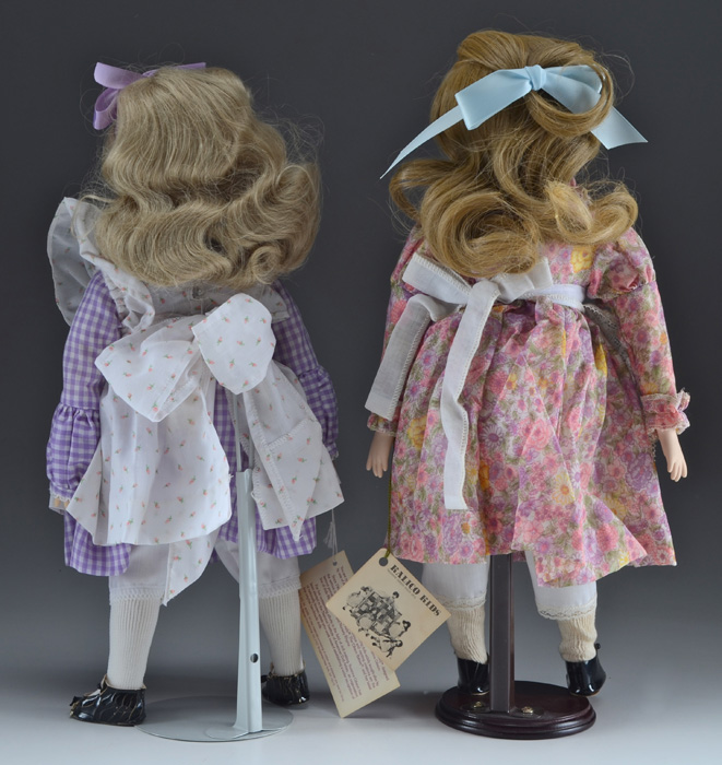 Two Circa 1970s Suzanne Gibson Kalico Kids Collectible Dolls