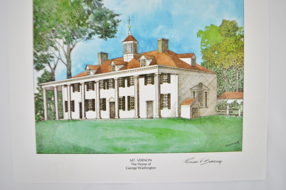 Collection of Richard Sebring Offset Lithographs