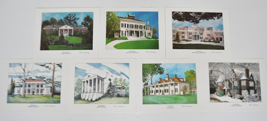 Collection of Richard Sebring Offset Lithographs