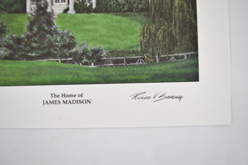 Collection of Richard Sebring Offset Lithographs