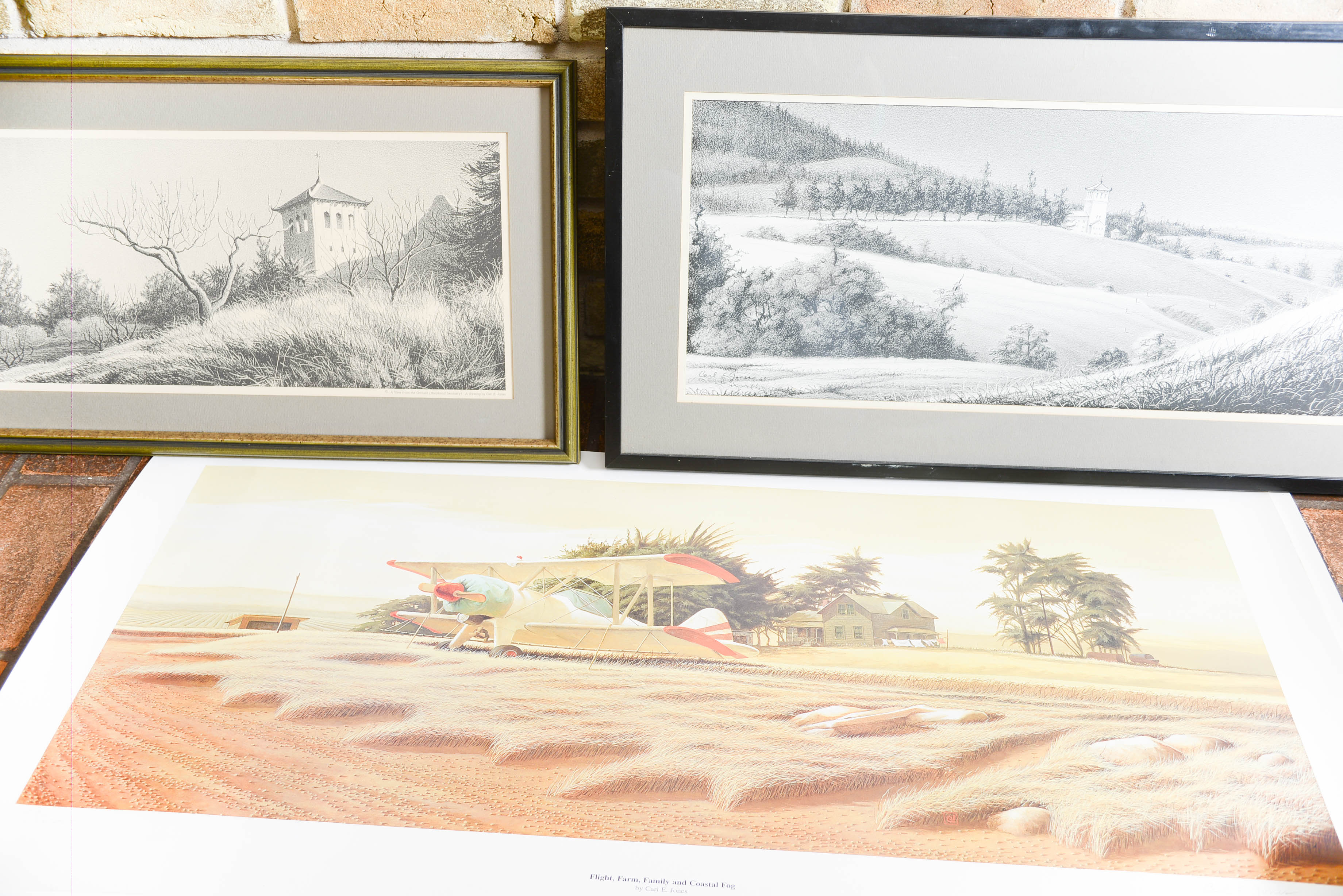Four Carl E. Jones Prints