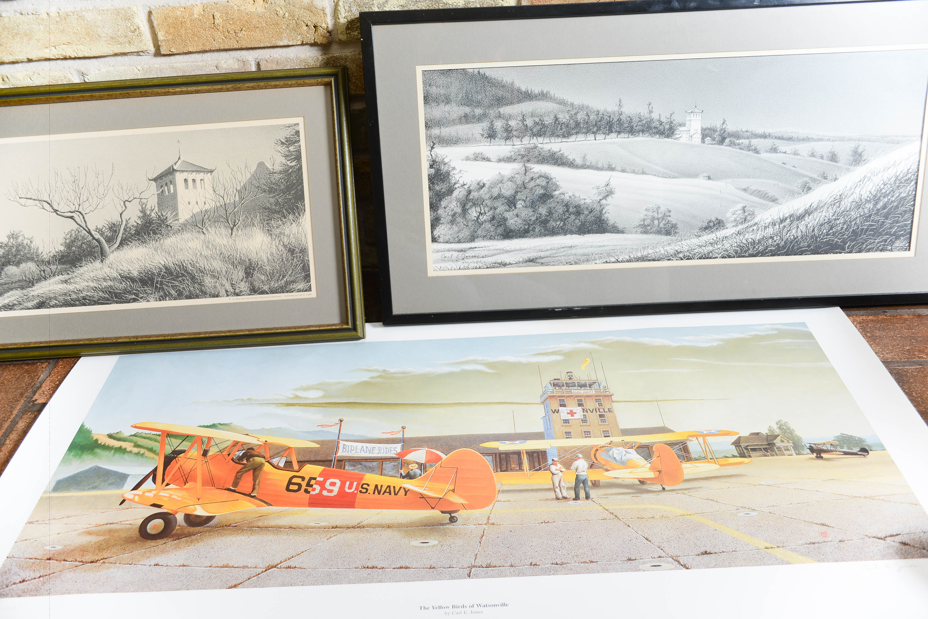 Four Carl E. Jones Prints