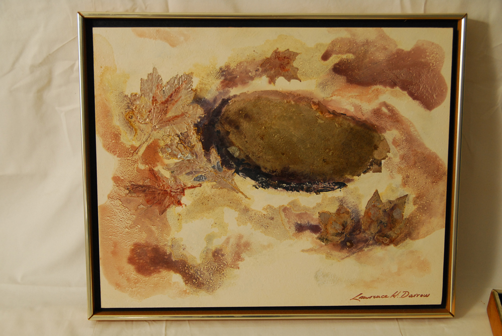 Two Lawrence H. Darrow Abstract Paintings