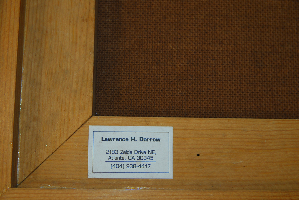Two Lawrence H. Darrow Abstract Paintings