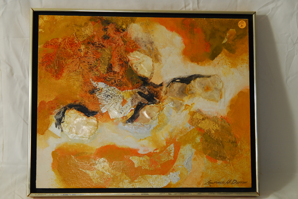 Two Lawrence H. Darrow Abstract Paintings
