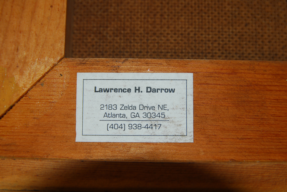 Two Lawrence H. Darrow Abstract Paintings