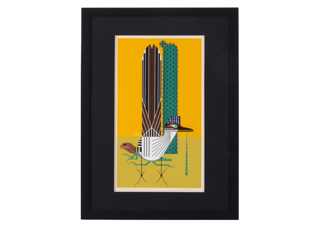 "Tall Tail" Charley Harper Limited Edition Serigraph